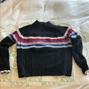 Evereve mockneck sweater.